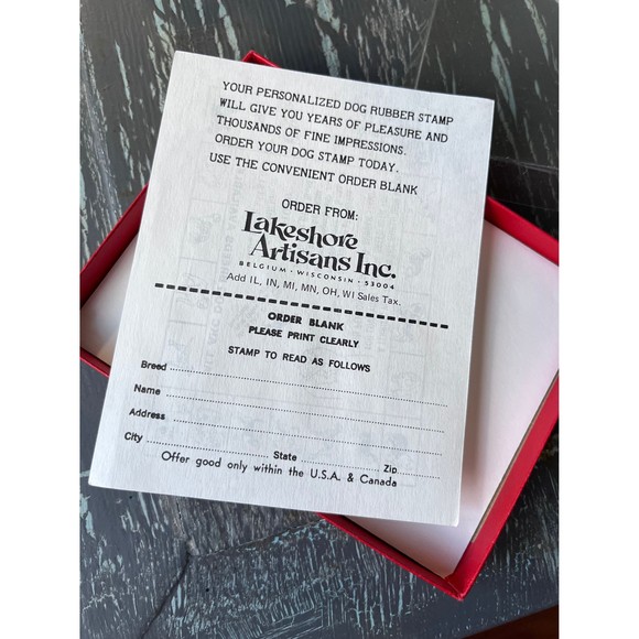 Bichon frise notecards - vintage still in box - vintage stationary - Picture 9 of 9